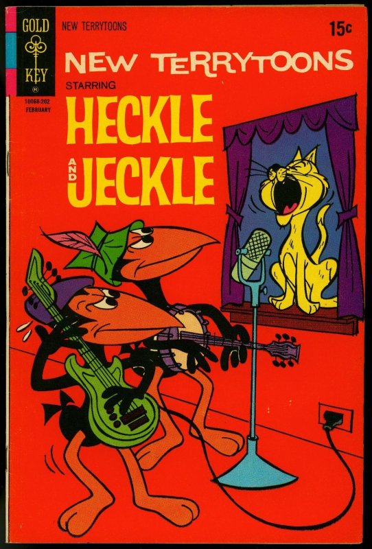 New Terrytoons #15 (Gold Key Comics, 1972), raw comic book in FN/VF condition — front cover