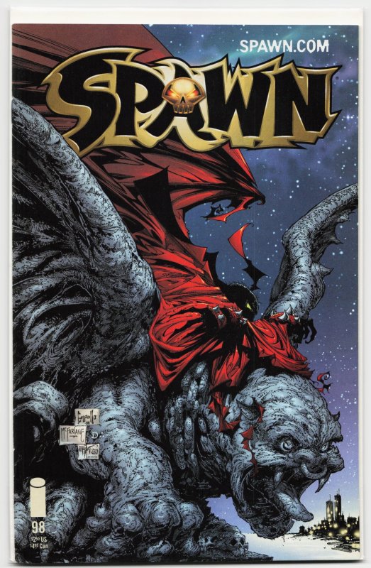 Spawn #98 (Image Comics, 2000), raw, ungraded comic book — front cover