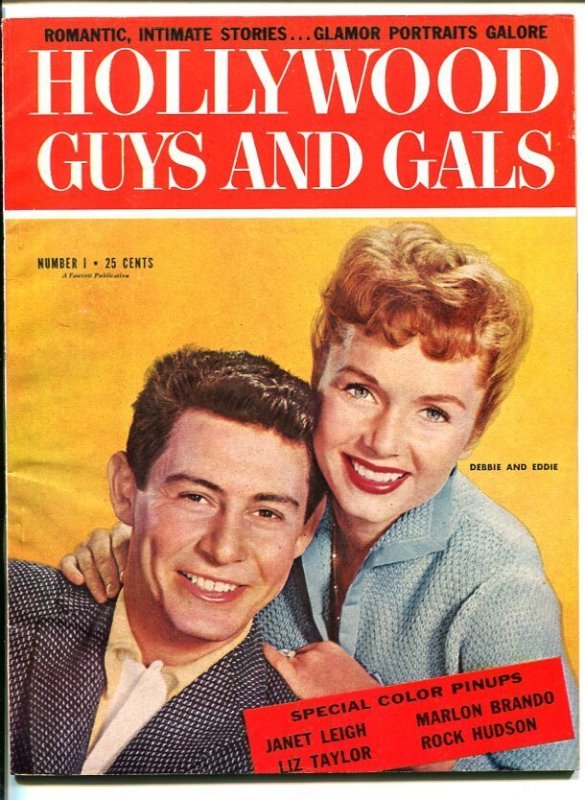 MAG: Hollywood Guys AND Gals--1955-Debbie & Eddie-Southern States PEDIGREE-nm, raw, ungraded comic book — front cover