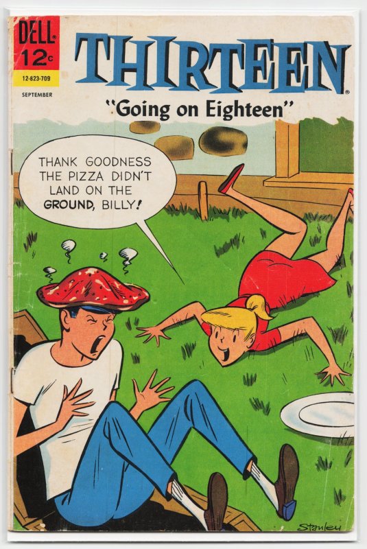 Thirteen #24 (1967), raw, ungraded comic book — front cover