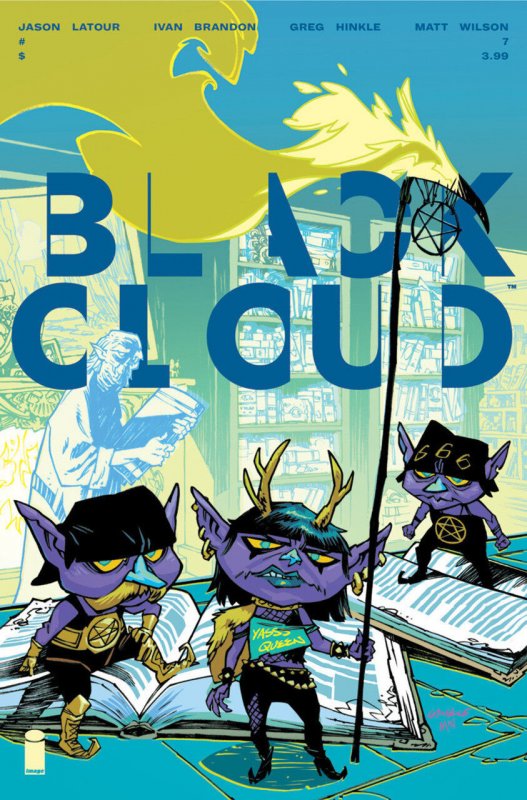 Black Cloud #7 (Image Comics, 2017), raw comic book in VF/NM condition — front cover
