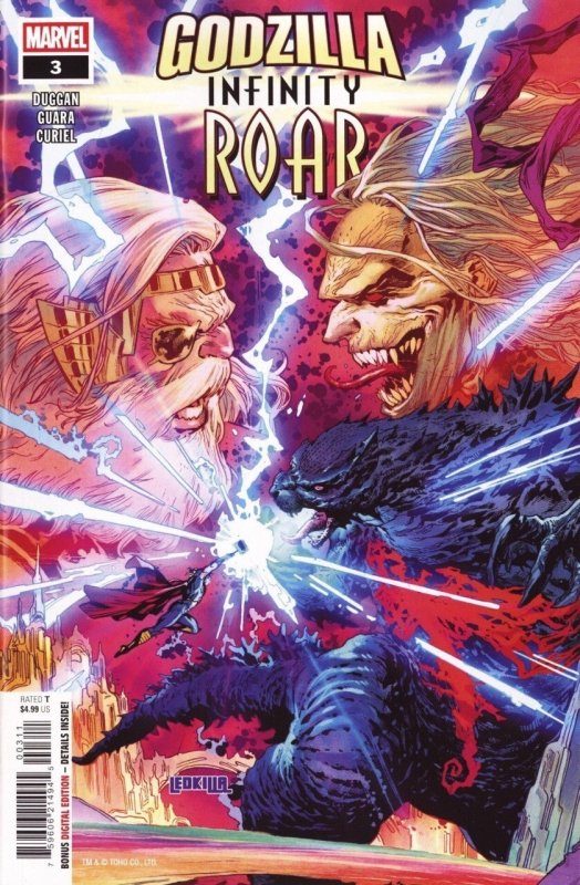 Godzilla Infinity Roar #3 (Marvel Comics, 2026), raw, ungraded comic book — front cover