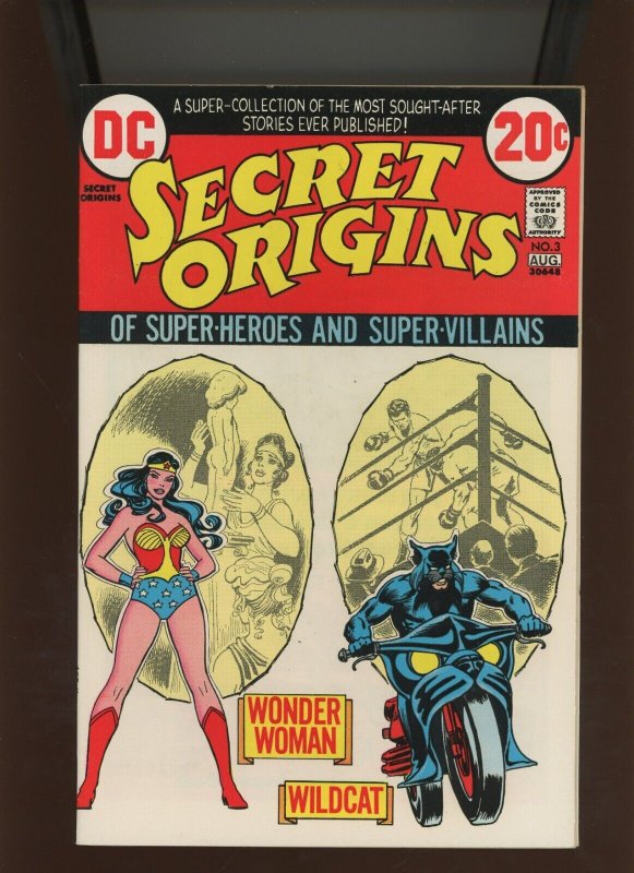 Secret Origins #3 (1973), raw comic book in 8.0 condition — front cover