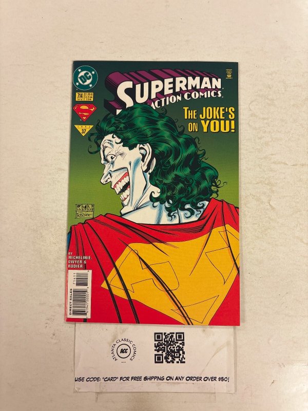 Action Comics #714 (DC Comics, 1995), raw comic book in NM condition — front cover