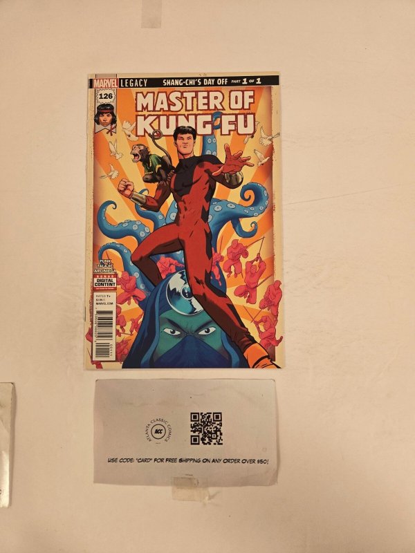 Master of Kung-Fu #126 (Marvel Comics), raw comic book in NM condition — front cover