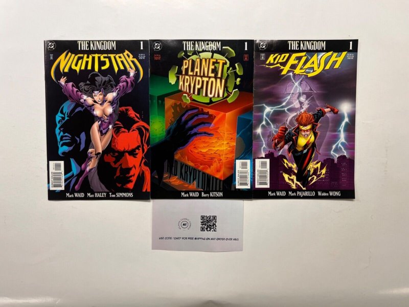 3 the Kingdom DC Comic Books #1, raw, ungraded comic book — front cover
