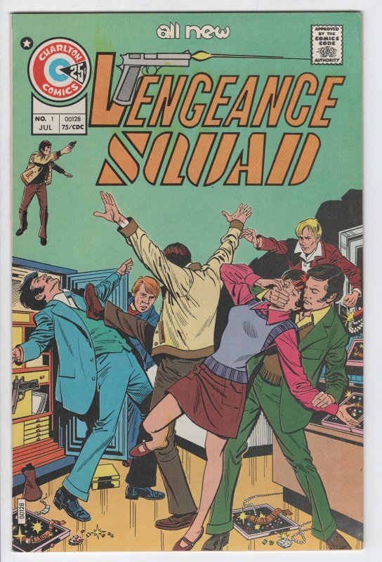 Vengence Squad #1 - 7.0 - OW-W - Mike Mauser, Private Eye, raw comic book in 7.0 condition — front cover