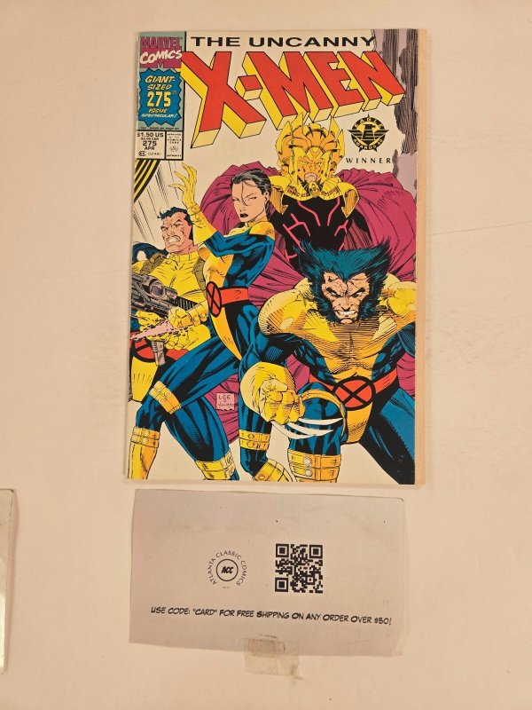 Uncanny X-Men #275 (Marvel Comics, 1991), raw comic book in NM condition — front cover