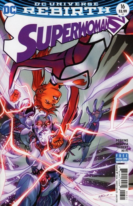 Superwoman #16 (DC Comics, 2017), raw, ungraded comic book — front cover