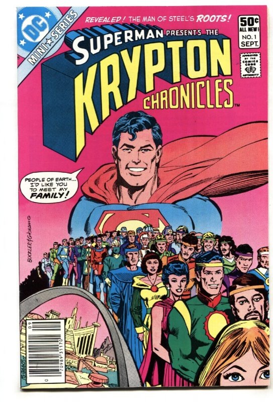 Krypton Chronicles #1 - 1981 - DC - VF - Comic Book (DC Comics, 1981), raw comic book in VF condition — front cover
