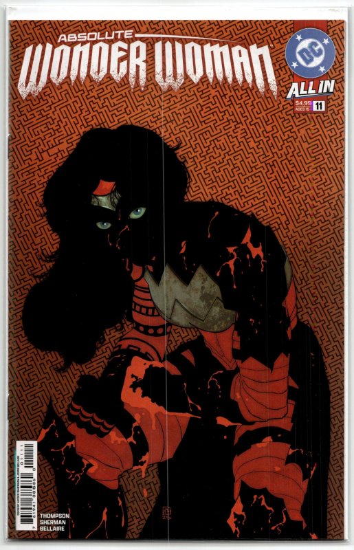 Absolute Wonder Woman #11 (DC Comics, 2025), raw, ungraded comic book — front cover