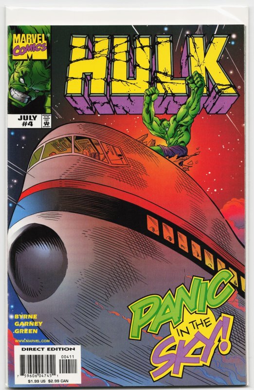 Hulk #4 (Marvel Comics, 1999), raw, ungraded comic book — front cover
