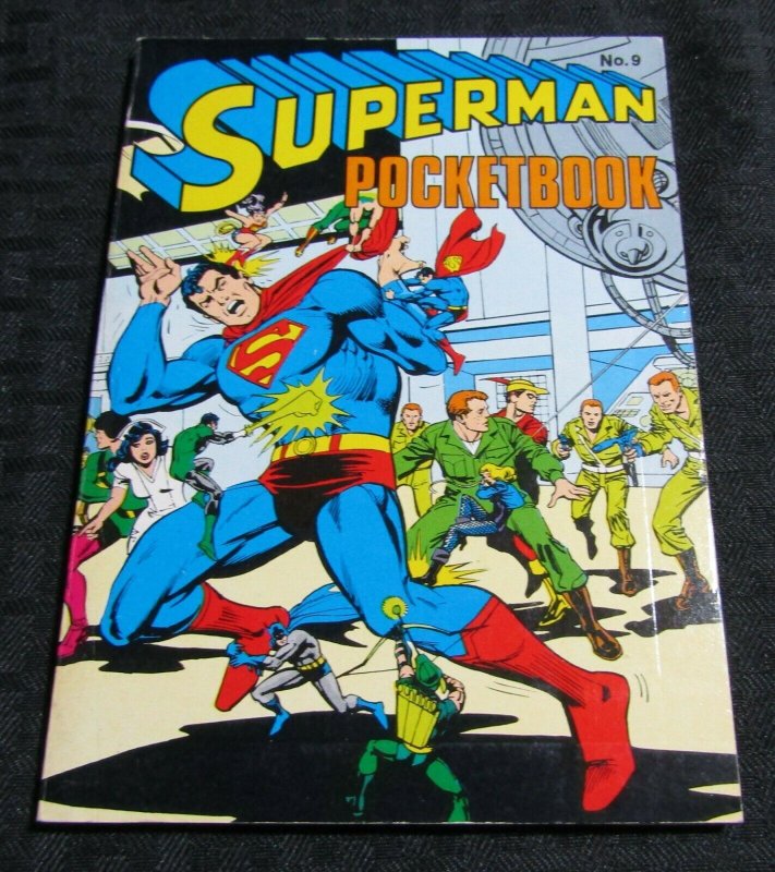1979 Superman Pocketbook #9 (1979), raw comic book in FN+ 6.5 condition — front cover