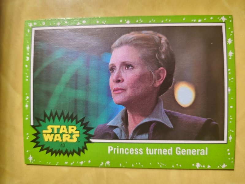 2017 Star Wars: Journey to Star Wars: The Last Jedi Green Parallel #43 (2017), raw, ungraded comic book — front cover