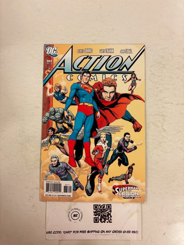 Action Comics #863 (DC Comics), raw comic book in NM condition — front cover