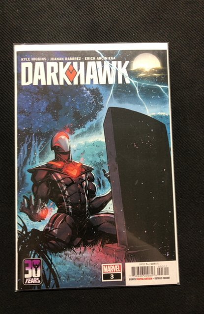 Darkhawk #3 (Marvel Comics, 2022), raw, ungraded comic book — front cover