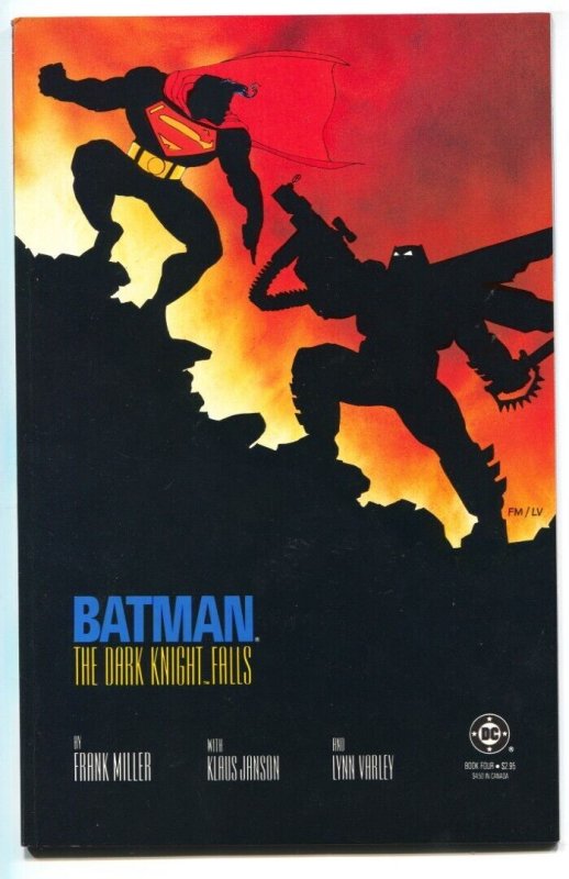 Batman the Dark Knight Returns #4 (DC Comics, 1986), raw comic book in VF condition — front cover