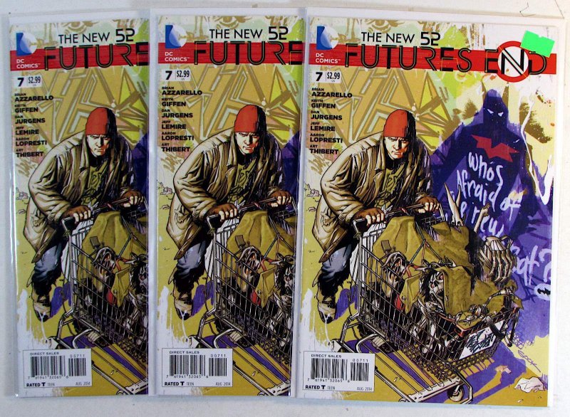 New 52 Futures End Lot of 3 #7 x3 DC Comics (2014) NM 1st Print Comic Books (DC Comics, 2014), raw comic book in NM condition — front cover