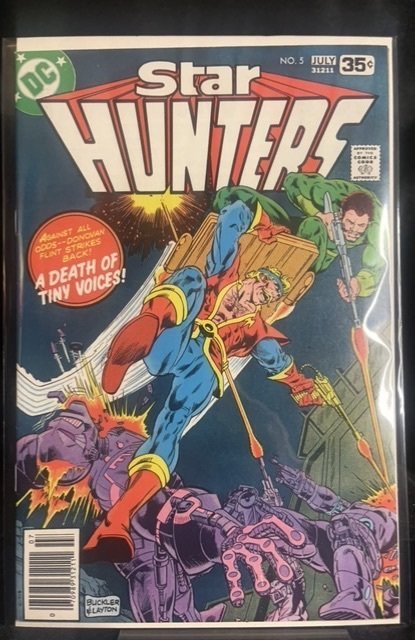 Star Hunters #5 (DC Comics, 1978), raw, ungraded comic book — front cover