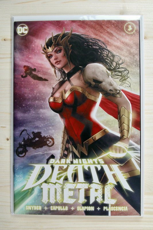 Dark Knights: Death Metal #3 (DC Comics, 2020), raw comic book in NM+ 9.6 condition — front cover