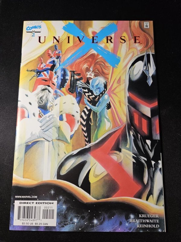 Universe X #2 (Marvel Comics), raw comic book in NM condition — front cover