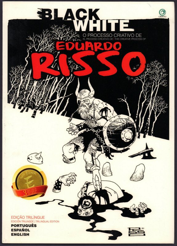 Black White Trade Paperback - 2012 Cowboy Original Art Sketch by Eduardo Risso (2012), raw, ungraded comic book — front cover