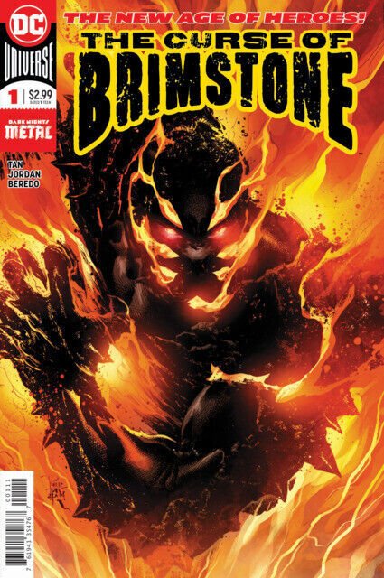 Curse of Brimstone #1 (DC Comics, 2018), raw comic book in VF/NM 9.0 condition — front cover