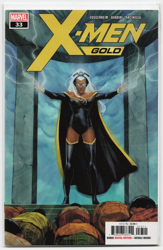 X-Men: Gold #33 (Marvel Comics, 2018), raw, ungraded comic book — front cover