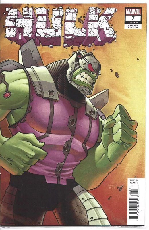 Hulk #7 (Marvel Comics, 2022), raw comic book in NM condition — front cover