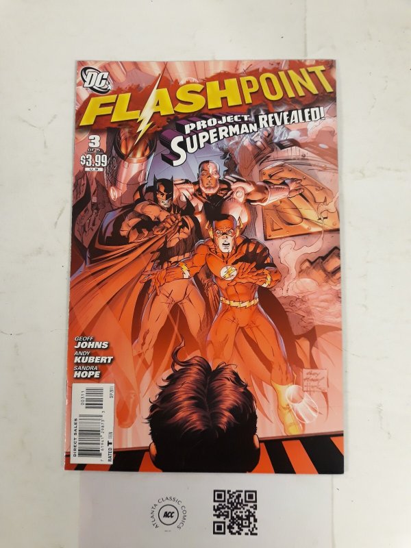 Flashpoint #3 (DC Comics), raw comic book in NM condition — front cover