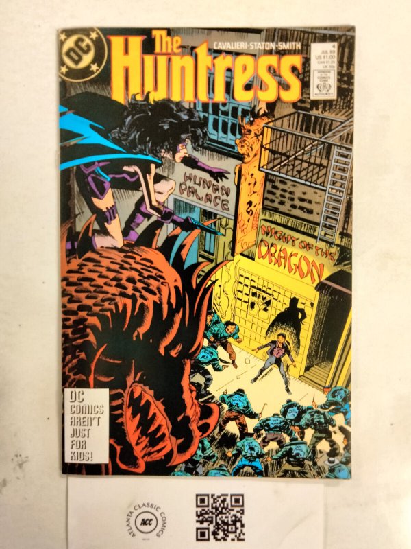 Huntress #4 (DC Comics), raw comic book in NM condition — front cover