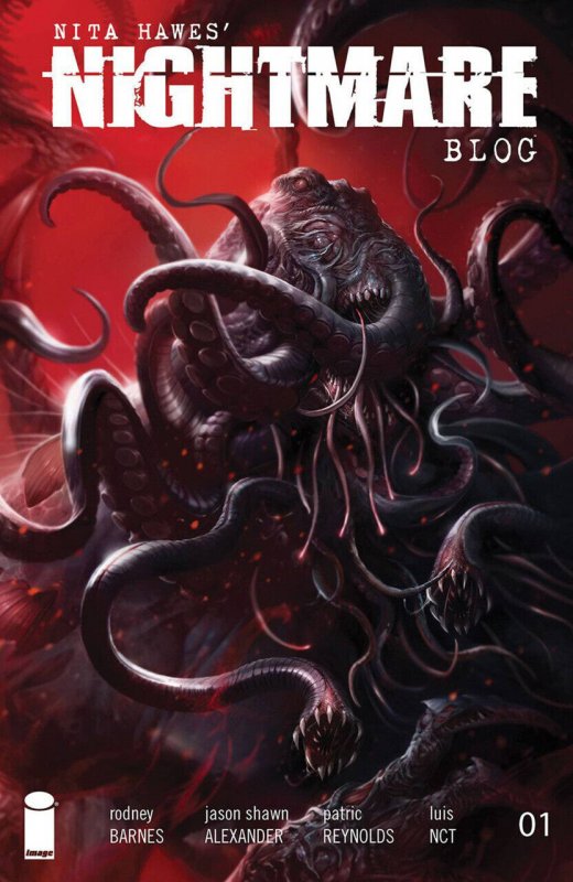 Nita Hawes' Nightmare Blog #1 (Image Comics, 2021), raw comic book in VF/NM condition — front cover