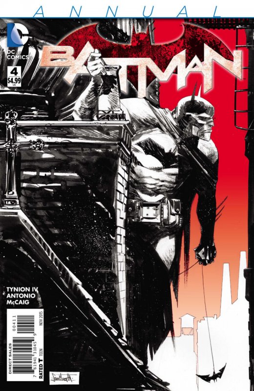 Batman Annual #4 (DC Comics, 2015), raw comic book in VF/NM condition — front cover