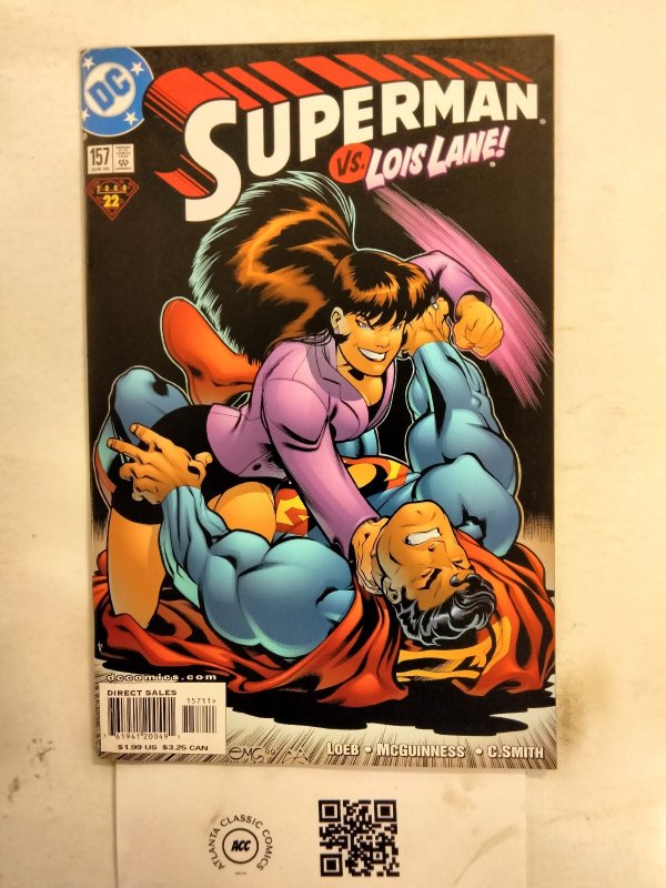 Superman #157 (DC Comics, 1962), raw comic book in NM condition — front cover