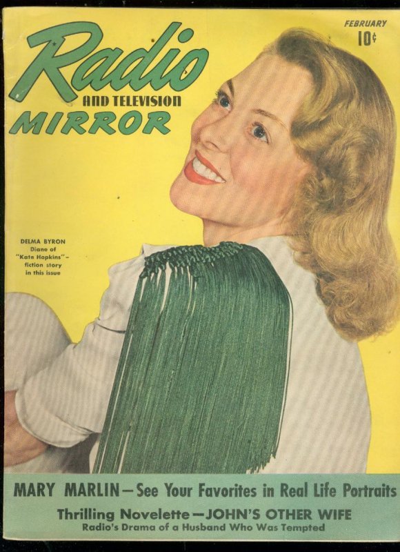 Mag: Radio and Television Mirror Feb 1942-Superman Radio Pgm FN (1942), raw comic book in FN condition — front cover