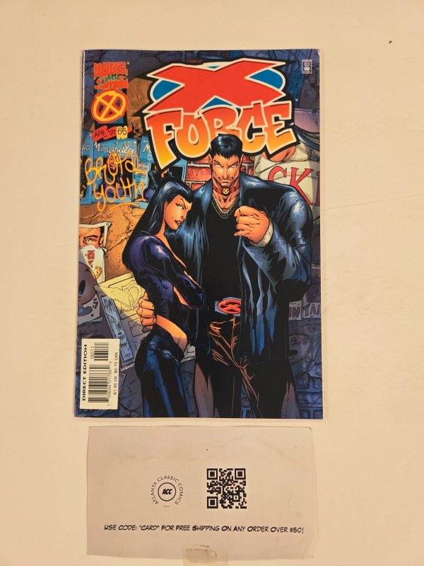X-Force #65 (Marvel Comics), raw comic book in NM condition — front cover