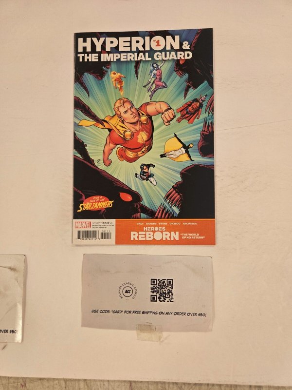 Hyperion & the Imperial Guard #1, raw, ungraded comic book — front cover