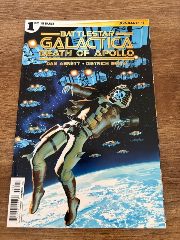 Lot of 6 Battlestar Galactica Death of Apollo Comics # 1 2 3 4 5 6 Vf-Nm 9 J480, raw comic book in NM condition — front cover