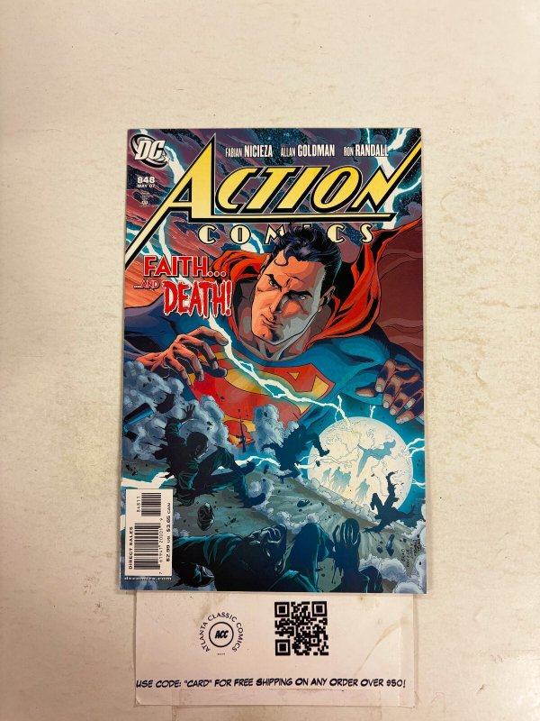Action Comics #848 (DC Comics, 2006), raw comic book in NM condition — front cover