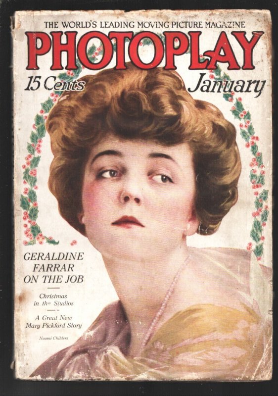 MAG: Photoplay 1/1917-Naomi Childers Cover-Silent era Movie Mag-Star Pix-film..., raw, ungraded comic book — front cover