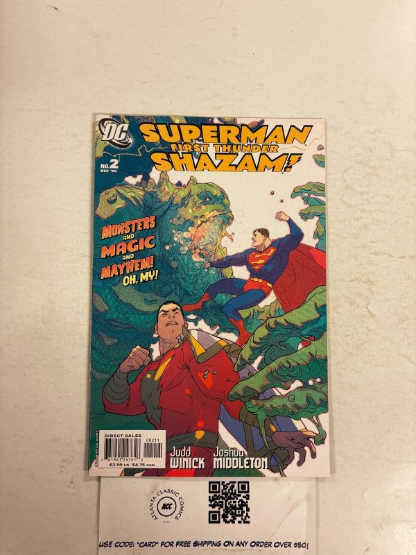 Superman Shazam First Thunder #2 (DC Comics), raw comic book in NM condition — front cover