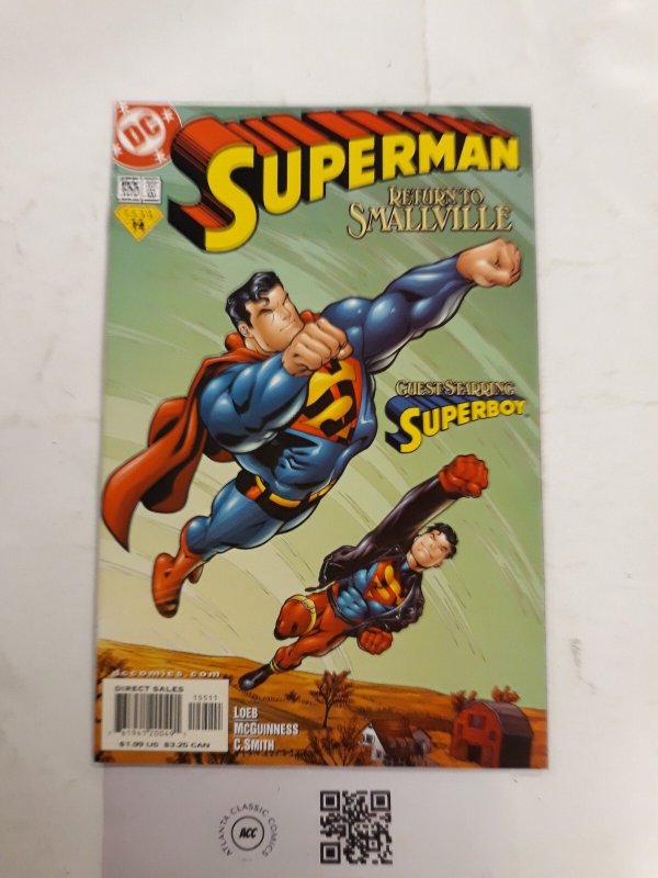 Superman #155 (DC Comics, 1962), raw comic book in NM condition — front cover