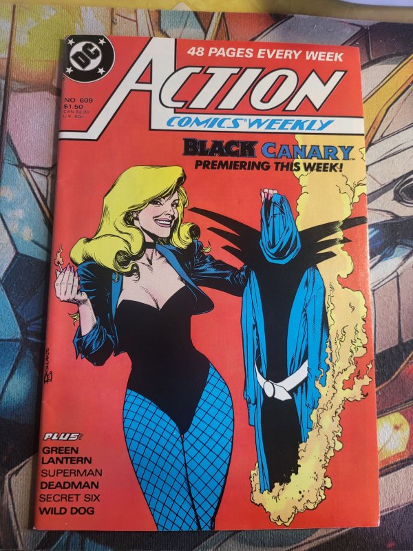 Action Comics Weekly #609 (DC Comics, 1988), raw, ungraded comic book — front cover