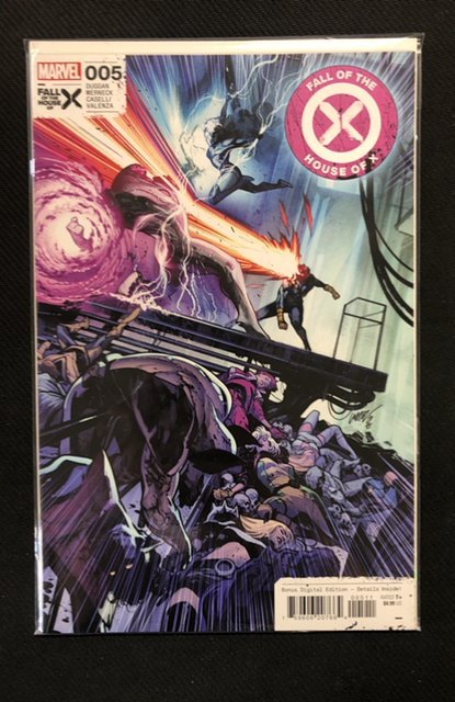 Fall of the House of X #5 (Marvel Comics, 2024), raw, ungraded comic book — front cover