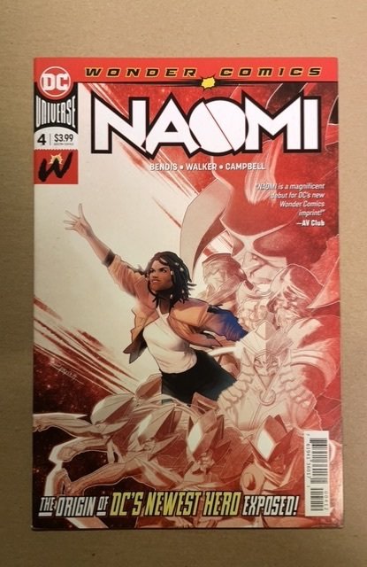 Naomi #4 (DC Comics, 2019), raw, ungraded comic book — front cover