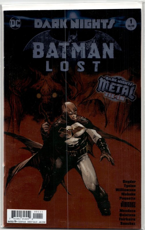Batman: Lost (2018) Batman (DC Comics, 2018), raw, ungraded comic book — front cover