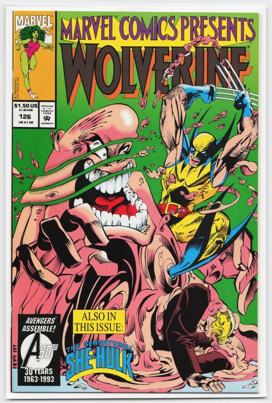 Presents #126 (Marvel Comics, 1993), raw, ungraded comic book — front cover
