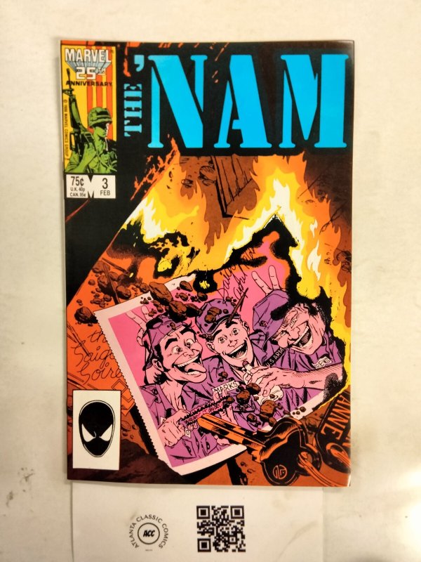 The Nam #3 (Marvel Comics), raw comic book in NM condition — front cover