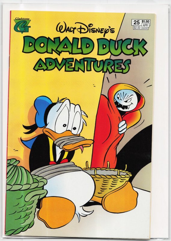 Donald Duck Adventures #25 (Disney Comics, 1994), raw, ungraded comic book — front cover