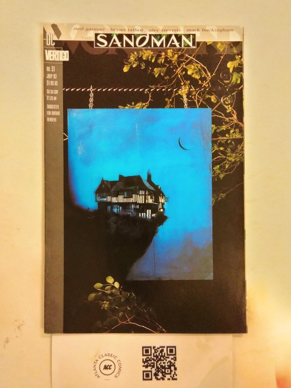 Sandman #51 (DC Comics, 1993), raw comic book in VF condition — front cover